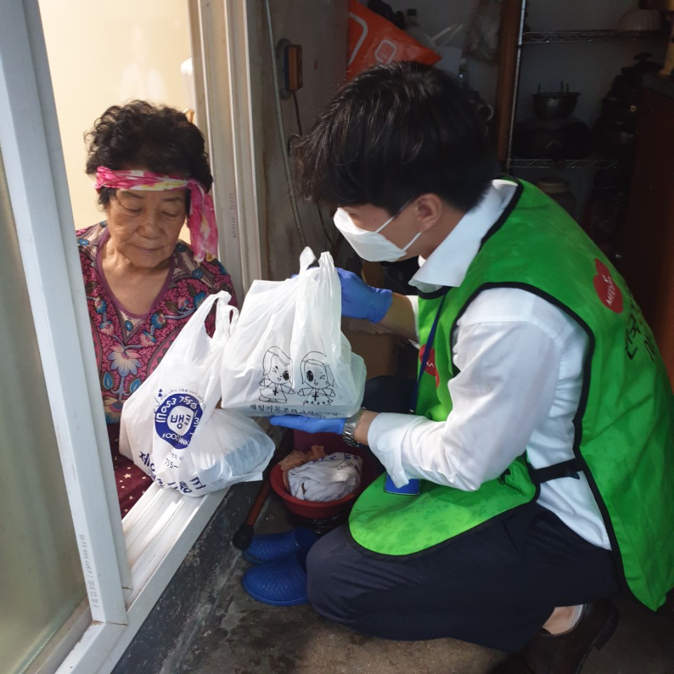 7. 30. 사랑의 도시락 배달 봉사활동 사진